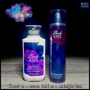 Dark Kiss Fine Fragrance Mist Lotion 8 oz Bath and Body Works TESTED